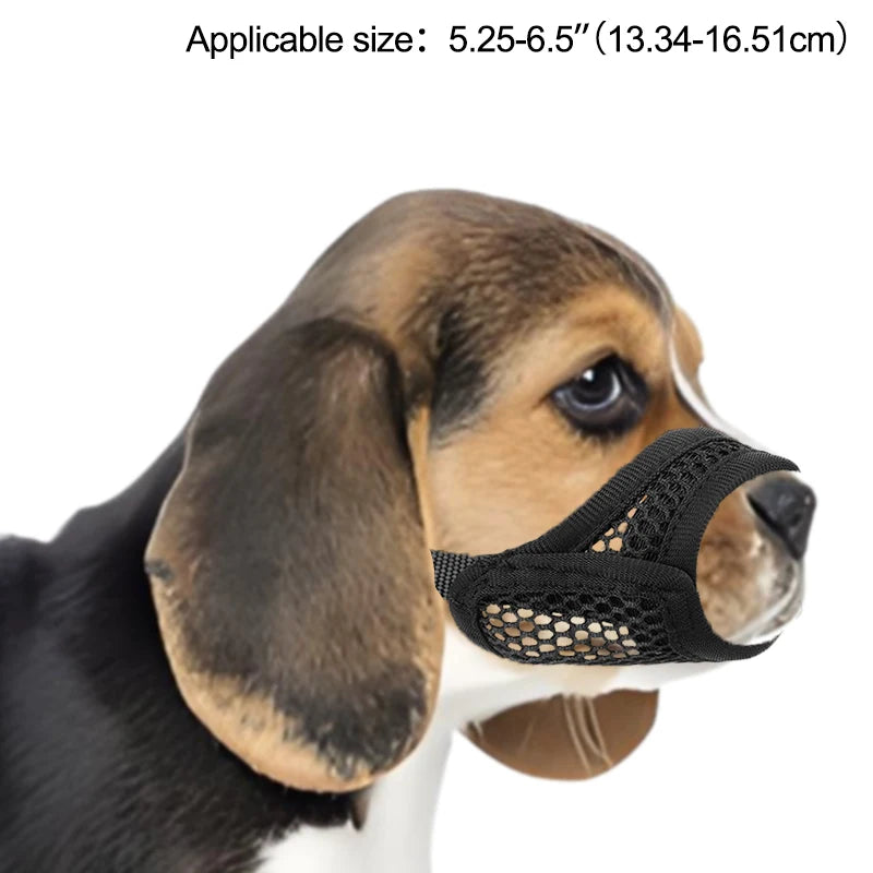 1PC Mesh Muzzle For Short Snout And Small Medium Dogs Anti-Biting, Focus On Brachycephalic Dogs Like Chihuahua Pomeranian
