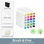 Dual-Tip Alcohol Art Marker Set