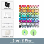 Dual-Tip Alcohol Art Marker Set