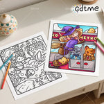 Halloween Spooky Life Coloring Book
