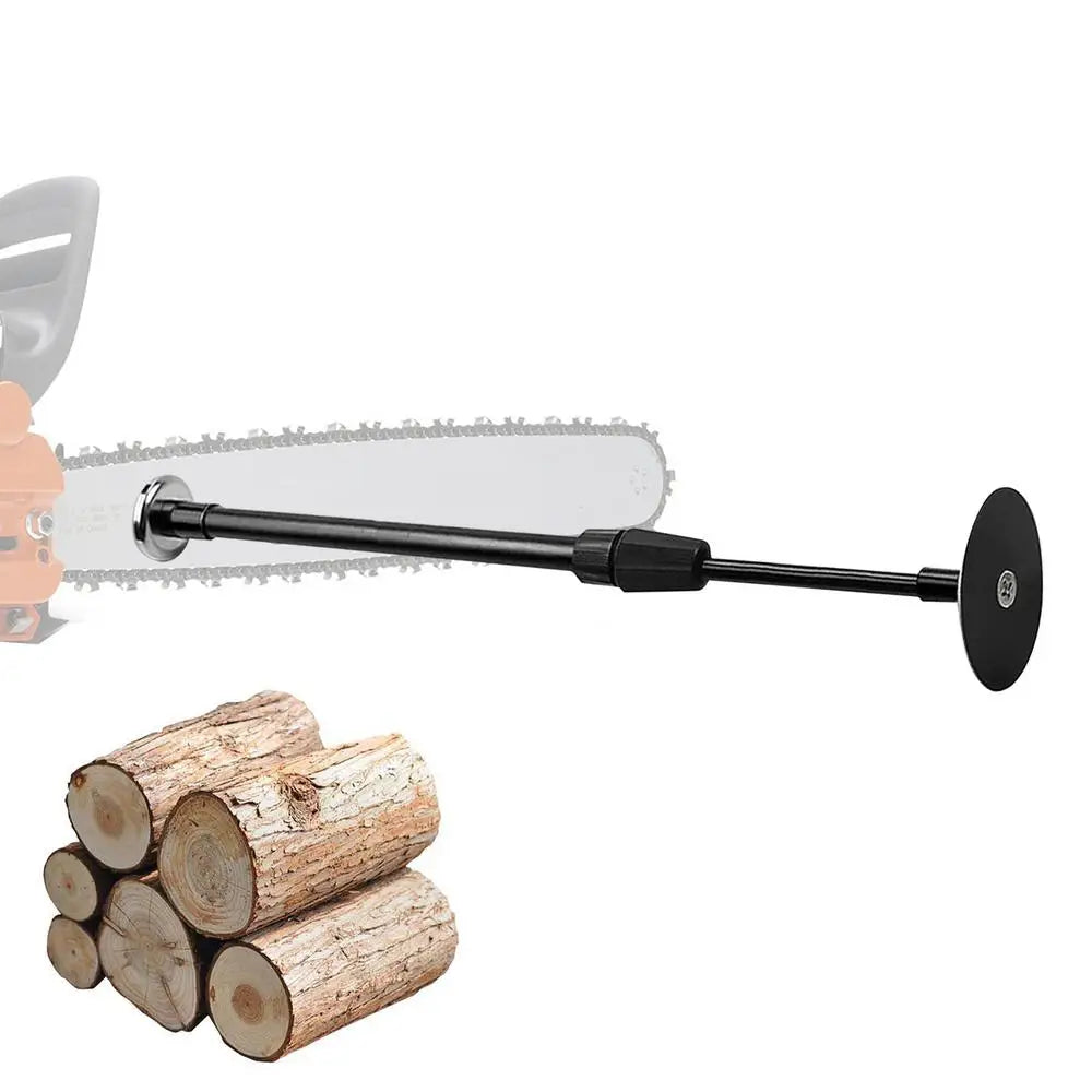 Firewood Measuring Tool Adjustable Magnetic Firewood Measuring Rod with Telescopic Shaft Firewood Gauge Attaches to Chainsaw Bar