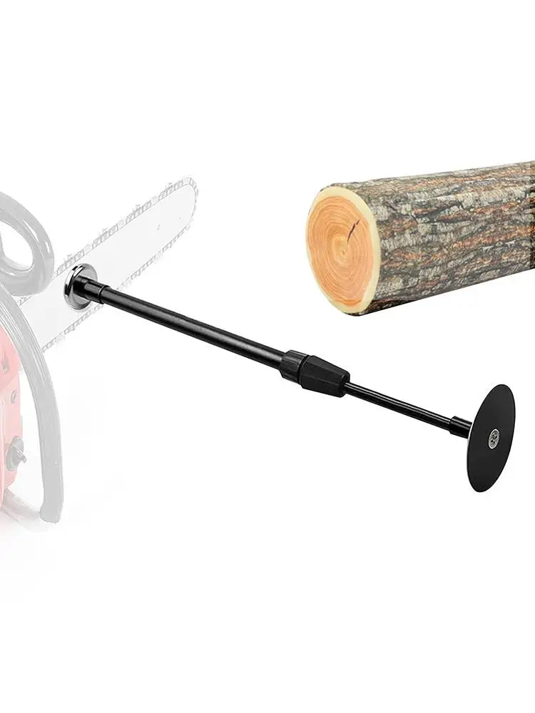 Firewood Measuring Tool Adjustable Magnetic Firewood Measuring Rod with Telescopic Shaft Firewood Gauge Attaches to Chainsaw Bar