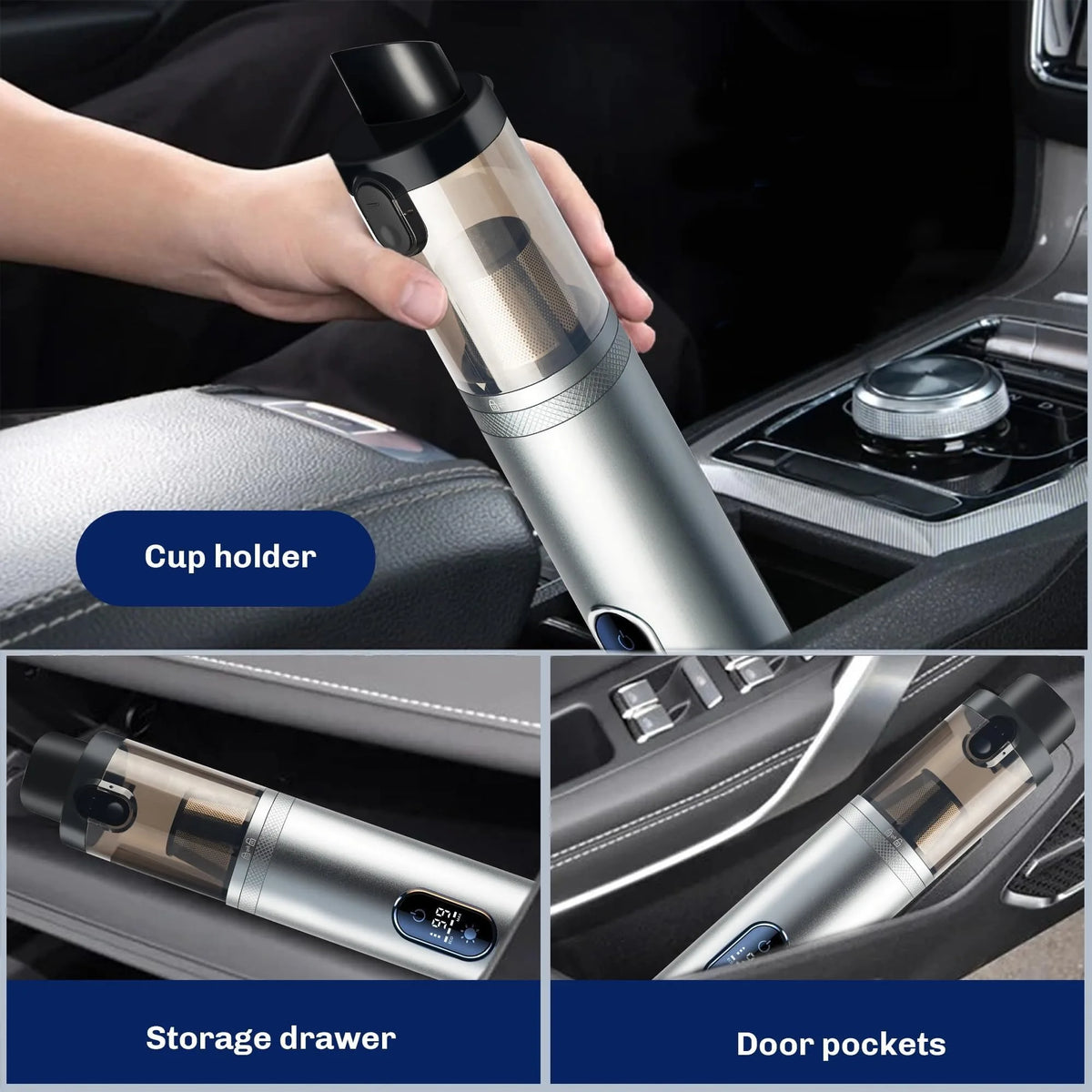 Cordless Handheld Vacuum Cleaner 30000Pa Mini Portable Wireless Cleaner for Home Office & Car Appliance Poweful Cleaning Machine