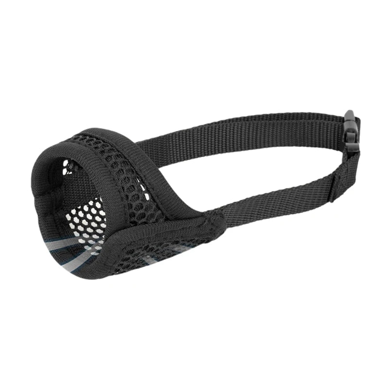 1PC Mesh Muzzle For Short Snout And Small Medium Dogs Anti-Biting, Focus On Brachycephalic Dogs Like Chihuahua Pomeranian
