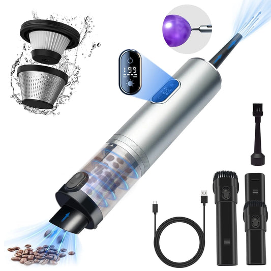 Cordless Handheld Vacuum Cleaner 30000Pa Mini Portable Wireless Cleaner for Home Office & Car Appliance Poweful Cleaning Machine