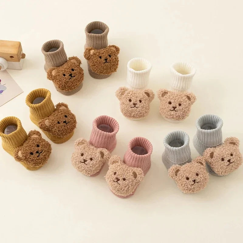 Cartoon Bear Baby Socks