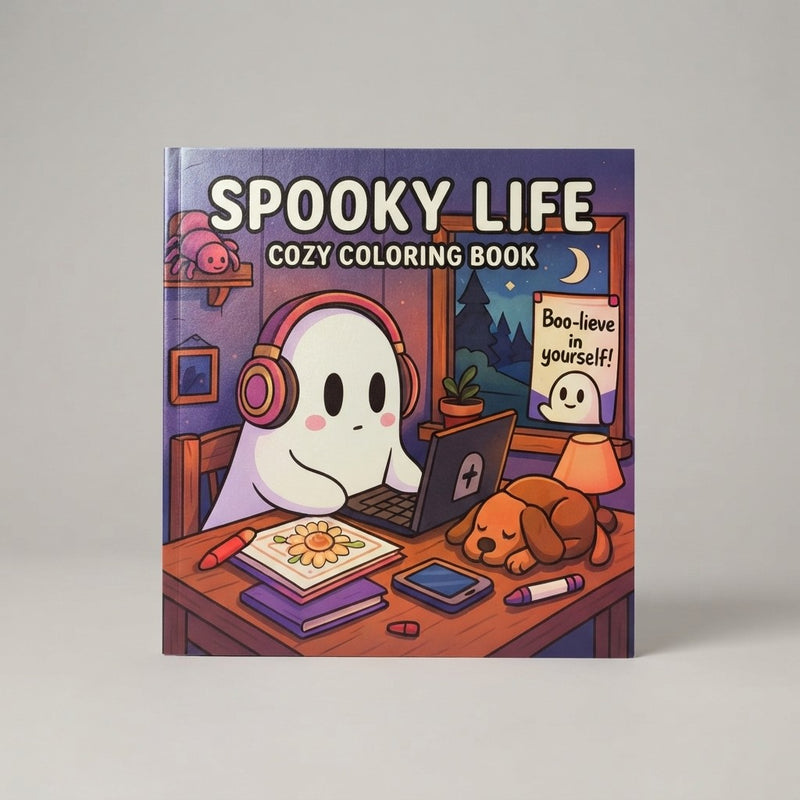 Halloween Spooky Life Coloring Book