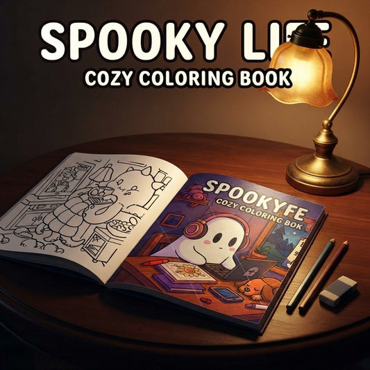 Halloween Spooky Life Coloring Book